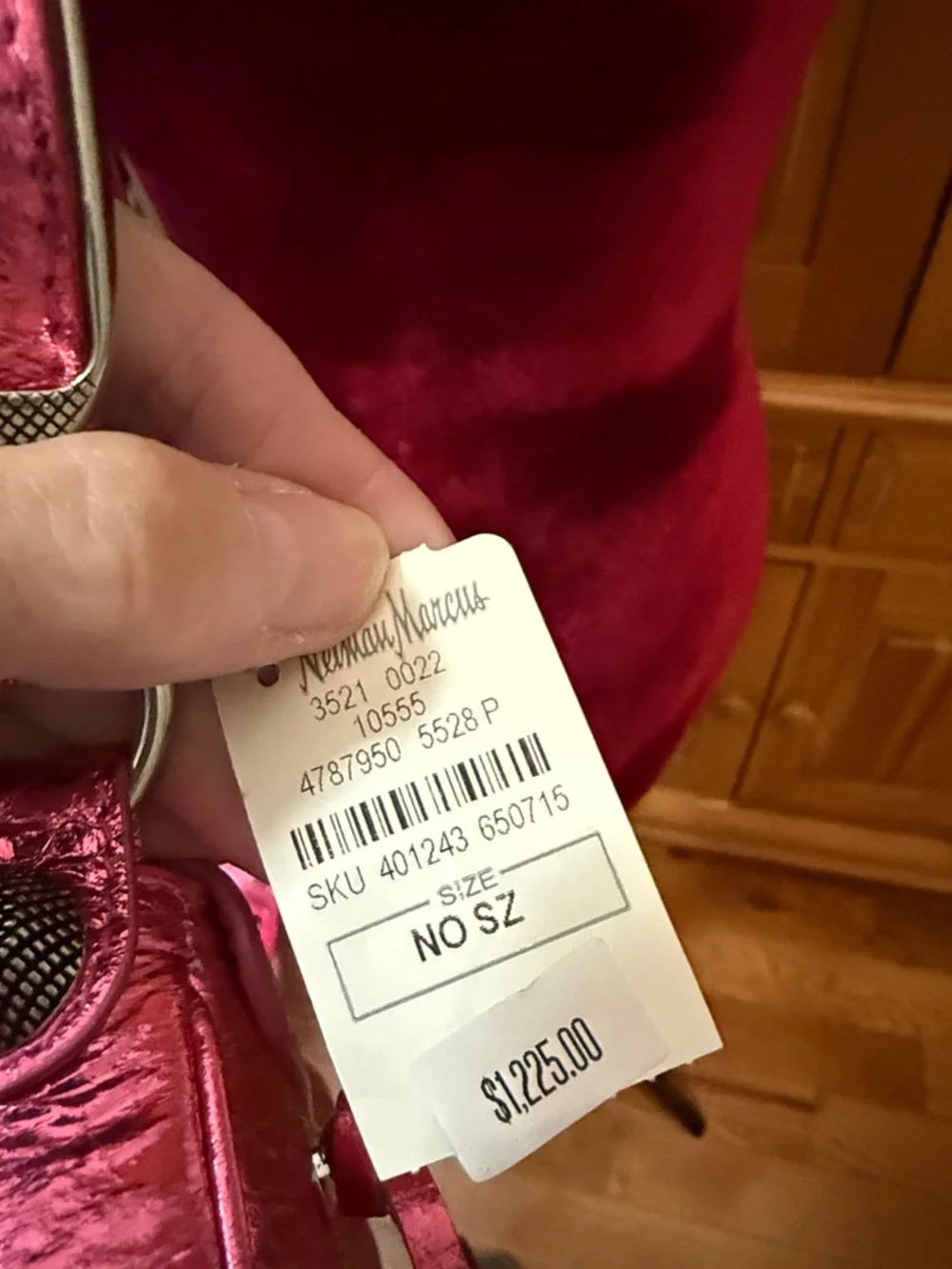 Balenciaga Metallic Pink Mini Shoulder Bag - Picture 2 of 4